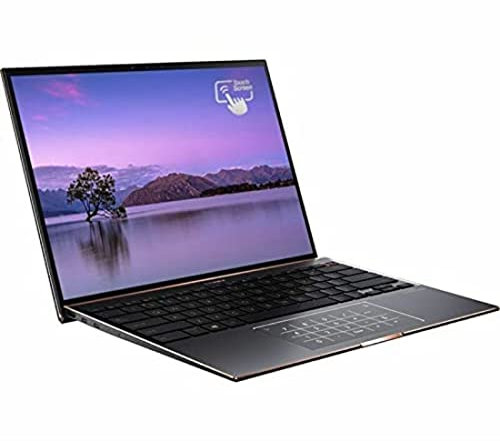 ASUS ZenBook S13 UX393EA 13.9 inch 3K 500nits Touchscreen IPS-level Panel Laptop (Intel i7-1165G7, 16GB RAM, 1TB SSD, Backlit Keyboard, Windows 10) Includes Sleeve, and USB-C to audio jack adapter