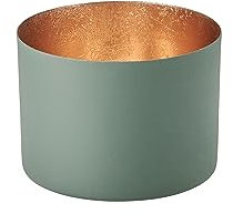 Gift Company Windlicht Chennai M, Teelichthalter, Kerzenhalter, Eisen, Yucca, Gold, 7.5 cm, 1054604073