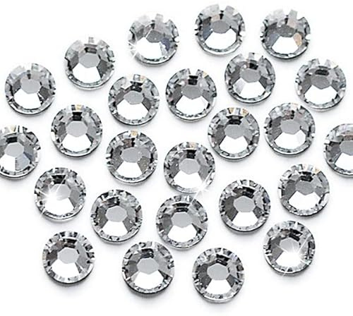 Luxoria Swarovski® Kristalle 2000 SS3 Crystal + Positionierstrip | Inhalt: 20 Kristalle SS3, 1 x Positionierstrip