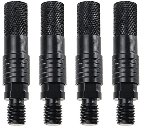 EMSea 4 x 3/8 Zoll Angelalarm Anschluss Angeln Bissanzeiger Schnellverschluss Adapter Angelrutenhalterung Halter Anschluss Abnehmbar Karpfen Angeln Angelzubehör