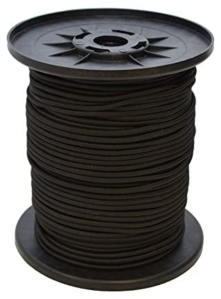 ANKO PLANEN Expanderseil 8mm Durchmesser PE ummantelt UV-beständig mit Monoeinlage Schwarz (20)