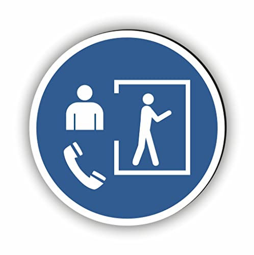 Gebotszeichen nach DIN EN ISO 7010 - Zutritt nur mit außenstehender Aufsichtsperson Gebotsschild ist als Sicherheitszeichen in jedem Betrieb unerlässlich (M058)