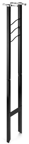 Architectural Mailboxes Montroso Galvanized Steel Mailbox Post, Compatibility Code A, MON00BPEC, Black