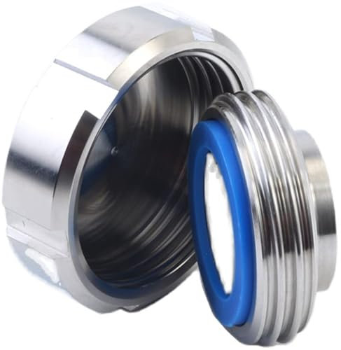SMS 25 32 38 51 57 63-159 mm 304 Edelstahl Sanitär Kupplung Union Set Endkappe Sanitär Fitting-Keine Kette, SMS 89 mm