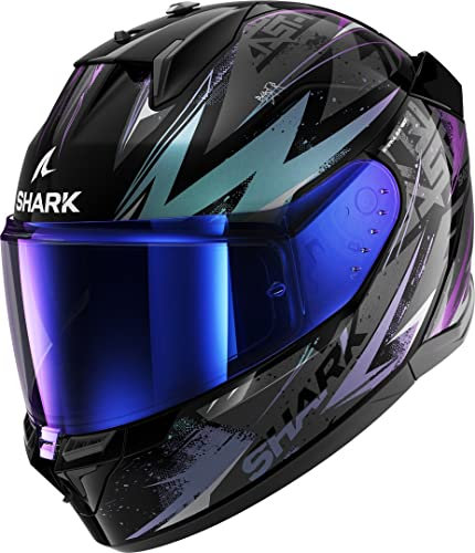 SHARK Unisex D-SKWAL 3 Blast-R Integralhelme Motorrad, KGX, S