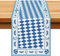 183 x 35 cm Oktoberfest Tischläufer, Blau-Weißes Polyester-Rechteck-Tischdecke, Bayerische Tischwäsche Tischtuch Partybedarf für traditionelle deutsche Bierfest-Bier-Oktoberfest-Dekorationen
