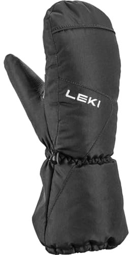 LEKI Kinder Nevio Handschuhe, Black, EU 7