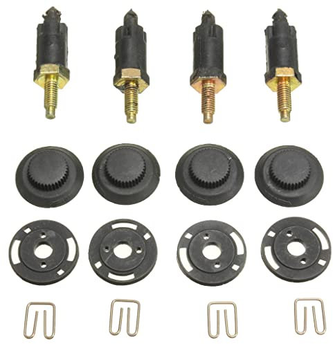 Tiuimk HDi Lot de 8 clips de cache moteur pour Citroën et Peugeot 307 406