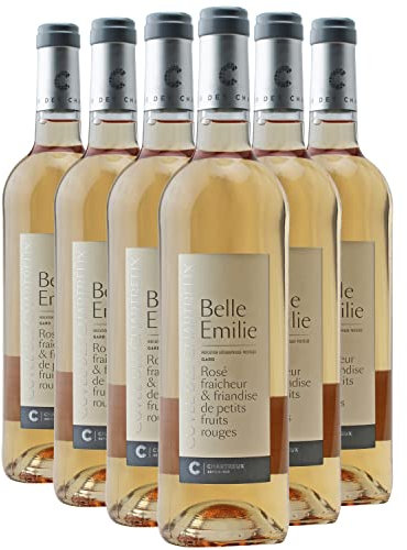Générique Gard Belle Emilie - Rosé 2023 - Cellier des Chartreux - Vin Rosé du Languedoc - Roussillon (6x75cl)