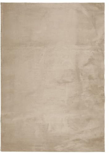 vidaXL Teppich HUARTE Kurzflor Weich und Waschbar Sandfarben 120x170cm