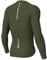 Lo.gas Radtrikot Herren Langarm, Rennrad Trikot Durchgehender Reißverschluss mit 3 Taschen, Olivgrün, XL