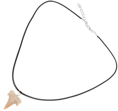 Toyvian eine Halskette Halsketten dekorativer Anhänger hängender Anhänger für Halskette dekorative Halskette Halsschmuck empfindlich schmücken Zubehör Geometrie Fräulein Probe Fossil