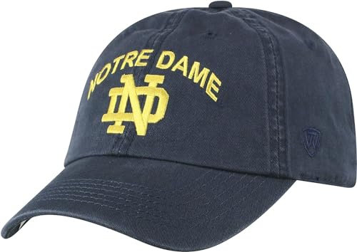 Pro Sport Collegiate Hüte – angepasste Mützen, verstellbare Hüte und Snapbacks erhältlich, Nd Arch Navy, Einheitsgröße