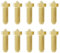 IdeaFormer 10 Stück 0.6mm 3D Drucker Messing Düse, Extruder Kobra 2 Brass Nozzle Set für 1.75mm Filament für Anycubic Kobra 2, Kobra 2 Pro, Kobra 2 Neo, Kobra 2 Plus, Kobra 2 Max 3D Drucker