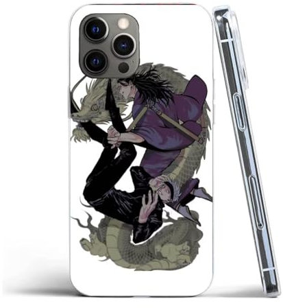 CEVENAS Jujutsu Dragon Schutzhülle für iPhone 12 Pro Max, Satoru, Anime, Kaisen, Manga, Silikon, TPU, stoßfest, weiche Hülle