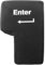 Wulachaka Enter Key Pillow, Big USB Enter Button Stress Relief Vent Tools, Desktop Nap Pillow Decompression Toy Hand Tool for Home Office Computer Laptop