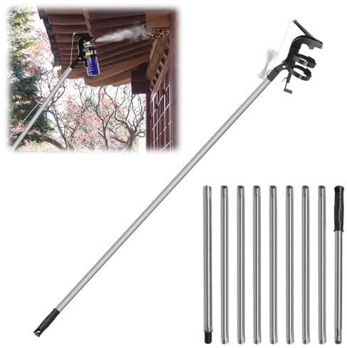 GUAHKUN Teleskopstange 3.6M, Ausziehbare Teleskopstange Für Verschiedene Reinigungsgeräte, Teleskop-Verlängerungsstange, Teleskopstiel Teleskopstab Halter Für Maler- Und Renovierungswerkzeuge
