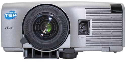 SIMPLETEK - VT650 Videoproiettore 1500 Lumens VGA RCA Proiettore Computer (Ricondizionato)
