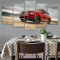 FatAco 5 Paneele Leinwand mit Rahmen Roll Royc Cullina Bild Kunstdruck Leinwand Gemälde Wandmalerei Home Office Wohnzimmer Schlafzimmer Dekoration Ready to Hang