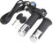 Yuezhongoo Acceleratore a pollice, acceleratore a rotazione con display a LED per scooter elettrici da 12 a 99 V ((impugnatura argentata))