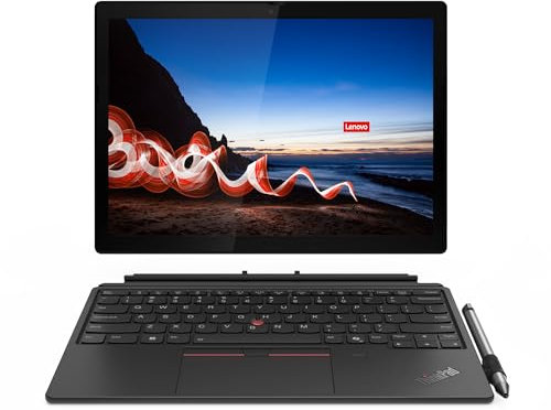 Lenovo ThinkPad X12 Detachable Gen 2 Intel Core Ultra 5 134U Ibrido [2 in 1] 31,2 cm [12.3] Touch screen Full HD+ 16 GB LPDDR5x-SDRAM 512 GB SSD Wi-Fi 6E [802.11ax] Windows 11 Pro Tedesco Nero (Think