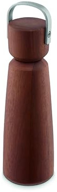 Sur La Table SLT847113 Large Manual Salt & Pepper Mill, Wood, Walnut