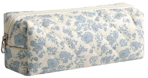 RabbFit Federmäppchen Mädchen - Teenager Etui Schule, Federmäppchen mit ästhetischen Blumen, Federmäppchen mit Reißverschluss, süße Federmäppchentasche aus Stoff, für Mädchen Kosmetiktasche