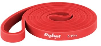 Rebel Gymnastikgummi Latex - Power Band PL-2 Rot 6-14kg RBA-3000-2