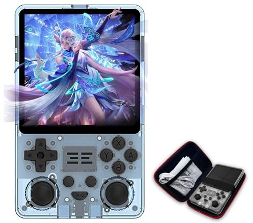 Schermo IPS da 4,0 Pollici Console Portatile per Videogiochi retrò con 64 GB e Oltre 20000 Giochi Sistema Linux per Giochi a Due Giocatori