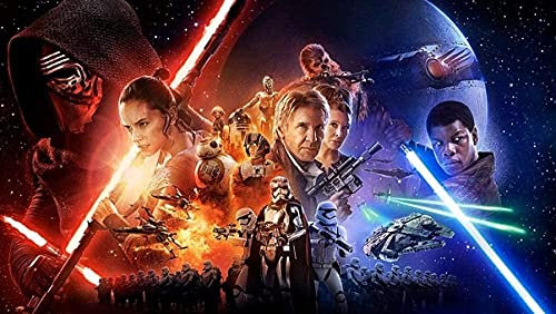Puzzle 2000 Teile für Erwachsene Star Wars Das Erwachen der Macht Poster Puzzles Puzzles Spiel Pädagogisches DIY 70x100CM