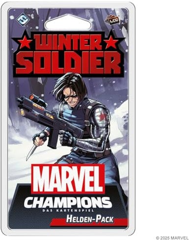 Fantasy Flight Games, Marvel Champions: LCG – Winter Soldier, Helden-Erweiterung, Expertenspiel, Kartenspiel, 1-4 Spieler, ab 12+ Jahren, 30-120 Minuten, Deutsch