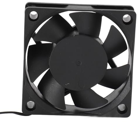 Efficient 60mm Dual Ball Bearing PWM Case Fan for PC Black 3000RPM Quiet Cooling Fan for Stable Wind Pressure