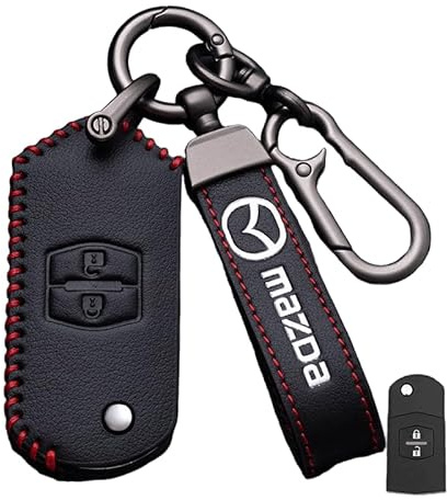 Auto Schlüssel Tasche für Mazda 3 2 6 Atenza Axela Mx3 Mx5 Cx-5 Cx-3, Tragbares Autoschlüssel Tasche Schlüsselmäppchen Schutz Autoschlüssel,E-B