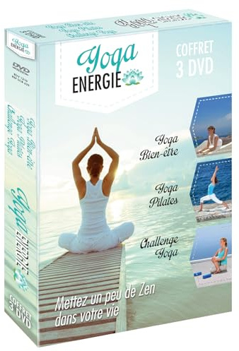 Coffret yoga énergie ; yoga bien-être ; yoga pilates ; challenge yoga [FR Import]