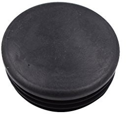 Kcopo Gummi-Kunststoff-Rund-Pads Schwarz 4 Stück Durchmesser 60 mm