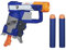 Nerf N-Strike Elite Jolt Blaster, Noir – Micro Taille, Puissance furtive, 2 fléchettes Elite, Pistolet Jouet pour Enfants, A0707EU6