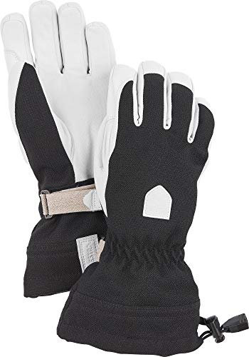 Hestra Patrol-Handschuhe für Damen, warm, langlebig, für Winter, Skifahren und Schnee, Schwarz, Größe 36