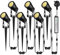 B-right Garden Spotlights Mains Powered, Upgraded Spike Lights Extendable to 12 Garden Uplighters,IP65 Waterproof 12V Low Voltage Outdoor Lights for Pathway Yard Landscape (6Pack,21M,Warm White)