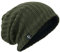 VECRY Herren Slouchy Mütze Strickmützen Rasta Skull Cap Sommer Winter Sackmütze , M, Gerippt Grün