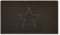 Nicoman Star Shape Embossed Entrance Door Mat Non Slip Dirt Trapper PVC Spaghetti Mat with Rubber Base, Jet Washable Quick Drying Doormat Indoor or Outdoor - (Medium, Brown, 75 x 44cm)