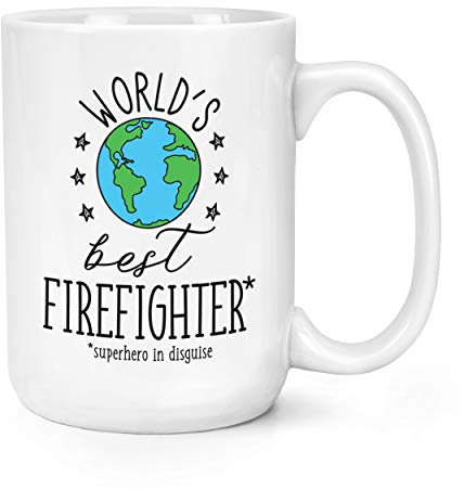 World's Best Firefighter Große Tasse 15oz