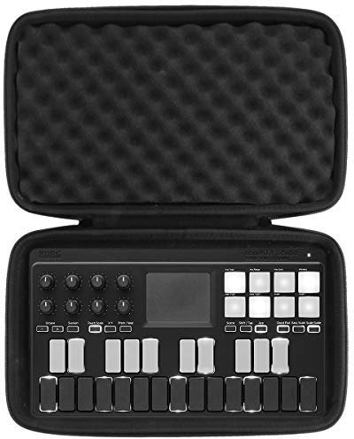 khanka Hartschalenkoffer kompatibel mit Korg Midi Controller (NANOKEY-ST)
