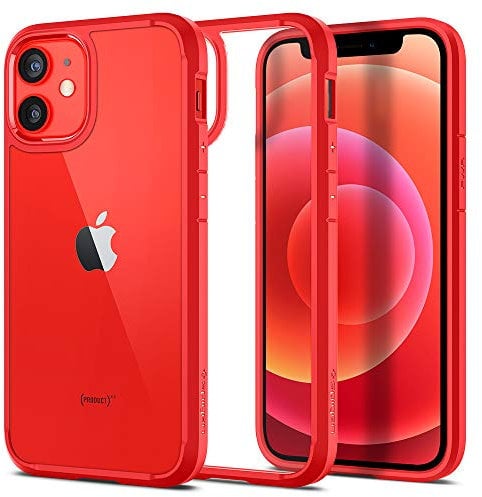 Spigen Ultra Hybrid Case Compatible with iPhone 12 Mini Red