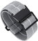 BINLUN Nylon Uhrenarmband Elastic Marinetaucher Fabric Nylon-Armbänder Stoff Militär Ersatz-armband Uhr Hakenverschluss Damen&Herren 18/20/22mm(Grau-weiß, Schwarze Schnalle,20mm)