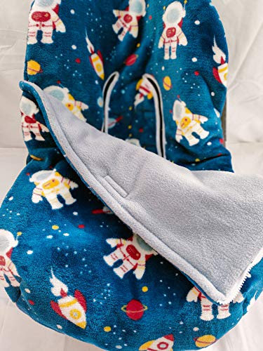 MOON-BEBE Universal-Fußsack, Gruppe 0, Matratze + Deckel (blau)