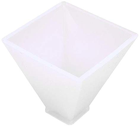 TopHomer 1 Stück Pyramide Geformt Silikonform DIY Harz Dekorative Form Handwerk Schmuck Machen Form Kit, Mehrere Größe Silikonform für Epoxy, Kerze Wachs, Seife