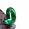 YZDKJ Jade Ring Natürlicher Burmese Jadeite Ring Schmuck Fine Schmuck Trockene Blüte Grüner Fingerring Smaragd Herren- und Damenring (Gem Color : Inner Diameter 20 mm)