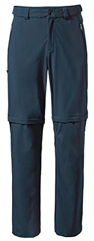 VAUDE Herren Mens Farley Stretch T-zip Pants Iii Hose, Dark Sea, 58 Lang EU