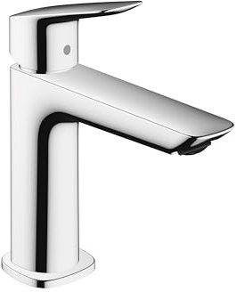 hansgrohe 71253001 Logis Fine 110 mit Pop-Up-Ablauf, Chrom, 1,2 GPM Einloch-Badezimmerarmatur