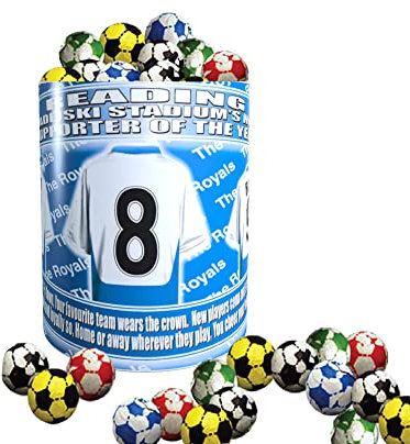 Reading Football Team Shirt Ceramic Mug Gift with Chocolate Footballs